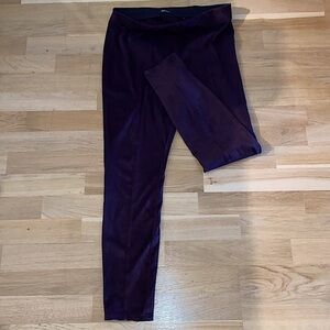 Reitman’s sueded pants in a deep magenta color. Seam  down centre of leg 💜